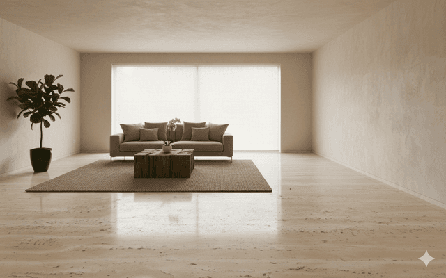 Escalier en pierre Travertin